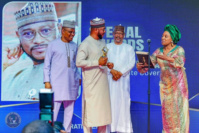 GOV. LAWAL WINS BON GOVERNOR OF THE YEAR FOR ZAMFARA’S INFRASTRUCTURE